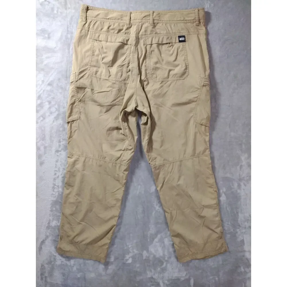 Rei Sahara Cargo Pants Mens 36x30 Relaxed Fit Convertible Roll Hiking Gorpcore